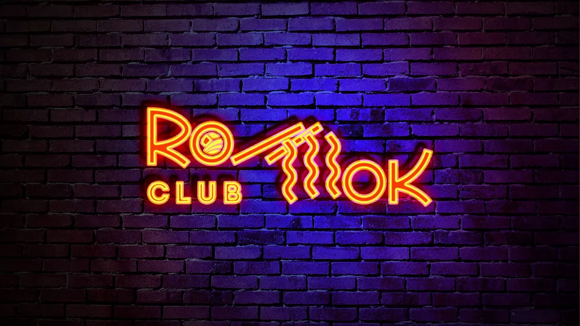 Разработка интерьерной вывески суши-бара «Roll Wok Club» в Абдулино